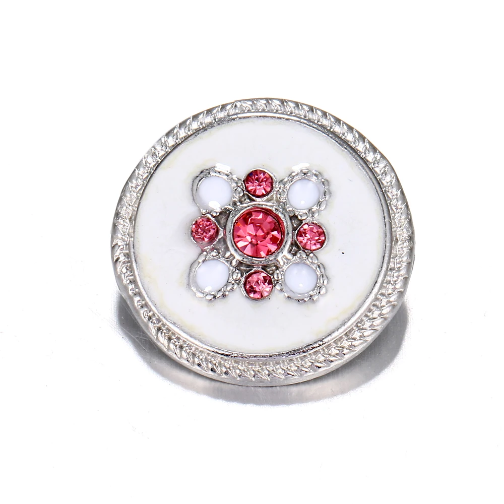 20pcs/lot white Enamel flower red rhinestone Silver Snap Button Fit 18mm/20mm Ginger DIY Snap Bracelet Halloween Gift Jewelry
20pcs/lot white Enamel flower red rhinestone Silver Snap Button Fit 18mm/20mm Ginger DIY Snap Bracelet Halloween Gift Jewelry