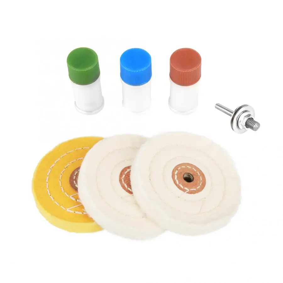 7Pcs Hard Metal Scratch Removal Buffing and Polishing Pads Set Polisher Tool Kit Polishing Kit
7Pcs Hard Metal Scratch Removal Buffing and Polishing Pads Set Polisher Tool Kit Polishing Kit