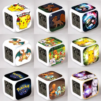 Pokemon Figure Ash Ketchum Pikachu Mewtwo Charmander LED Clock Alarm Colorful Light Desk Watch Pokemon Figurine Toys for Kids
Pokemon Figure Ash Ketchum Pikachu Mewtwo Charmander LED Clock Alarm Colorful Light Desk Watch Pokemon Figurine Toys for Kids