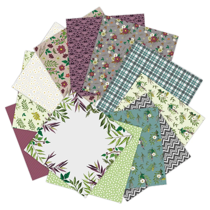 12pcs 6" Single-side Flower Leaves Pattern creative papercraft art paper handmade scrapbooking kit set books
12pcs 6" Single-side Flower Leaves Pattern creative papercraft art paper handmade scrapbooking kit set books