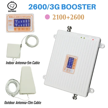 ZQTMAX high Gain repeater 4G 2600 Ripetitore WCDMA 2100MHZ 3g Mobile Phone Signal Repeater / Booster / Amplifier + antenna sets
ZQTMAX high Gain repeater 4G 2600 Ripetitore WCDMA 2100MHZ 3g Mobile Phone Signal Repeater / Booster / Amplifier + antenna sets