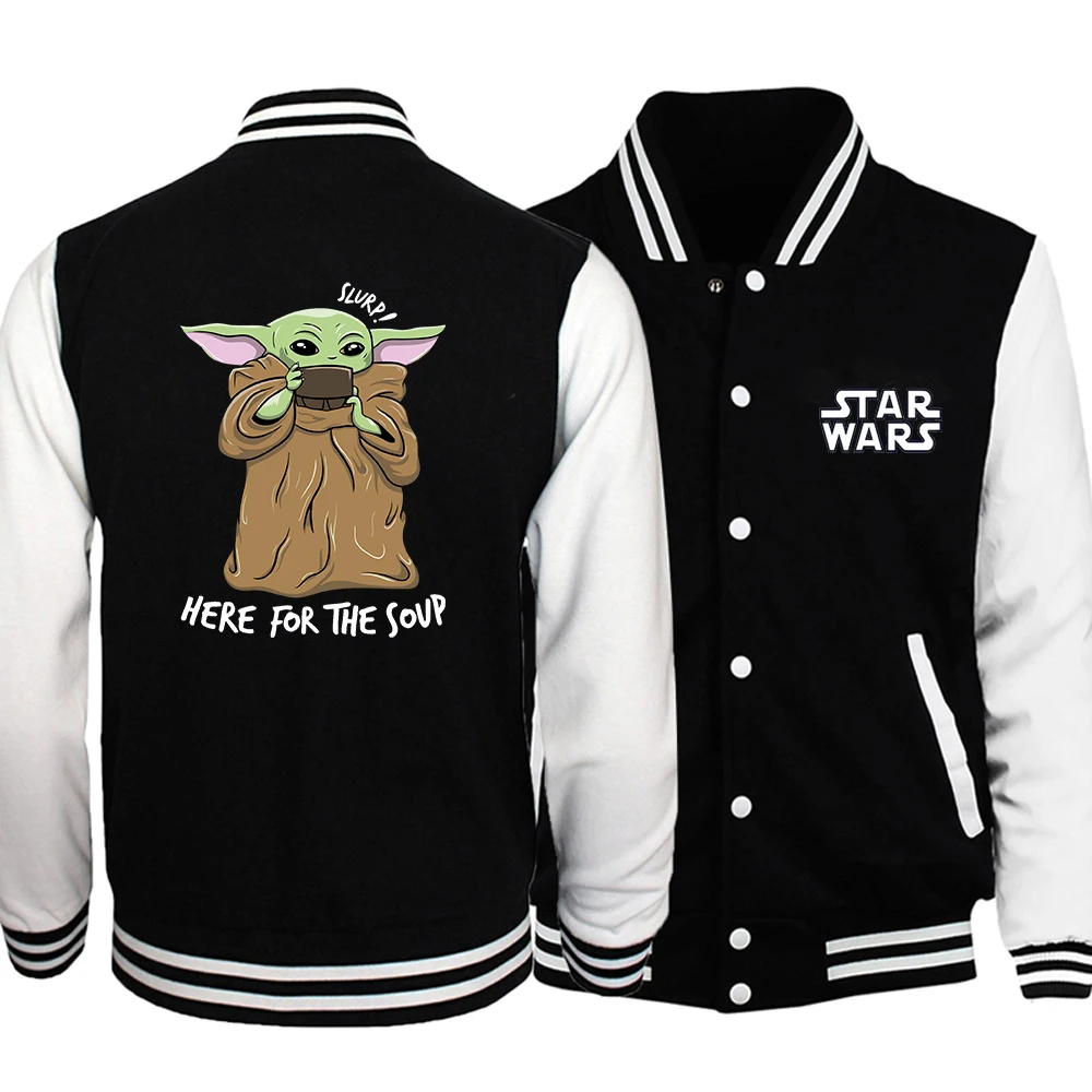 The Child Baby Yoda Men Jackets And Coat 2020 Star Wars Spring Autumn Mens Papa Jacket And Tracksuit Hiphop Male Uniform Coat
The Child Baby Yoda Men Jackets And Coat 2020 Star Wars Spring Autumn Mens Papa Jacket And Tracksuit Hiphop Male Uniform Coat