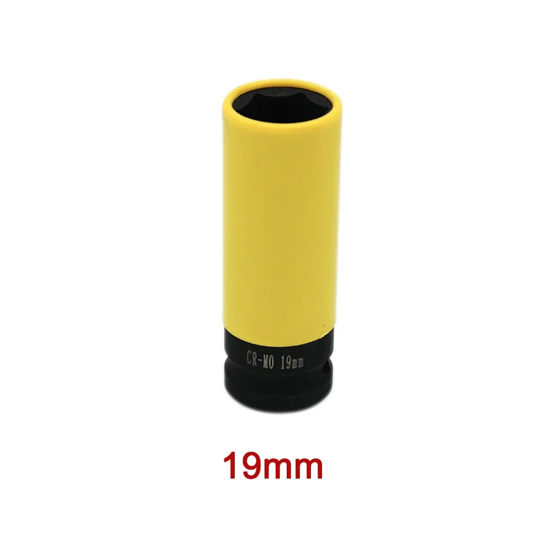 19mm 1/2"Sleeve Wall Deep Impact Nut Socket Alloy Wheel Deep Impact Nut Socket Set
19mm 1/2"Sleeve Wall Deep Impact Nut Socket Alloy Wheel Deep Impact Nut Socket Set