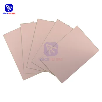 diymore 5PCS/Lot 10x15cm Single Sided PCB Prototyping Board Copper Clad Laminate PCB Printed Circuit Board FR4
diymore 5PCS/Lot 10x15cm Single Sided PCB Prototyping Board Copper Clad Laminate PCB Printed Circuit Board FR4