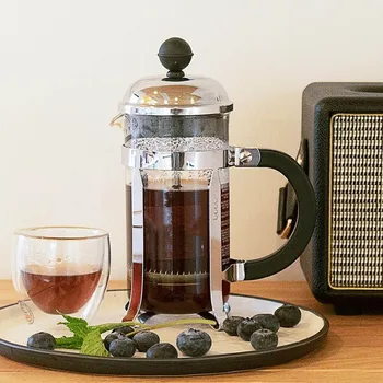 GURET Glass Teapot Cafetiere French Press Coffee Pot Heat-resistant Manual Coffee Espresso Percolator Tool for Tea Filter Cup
GURET Glass Teapot Cafetiere French Press Coffee Pot Heat-resistant Manual Coffee Espresso Percolator Tool for Tea Filter Cup