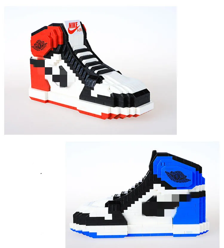 AJ Building Blocks Hot Famous Shoes Model Chicago Black Smash Lightning Peripheral Small Particles Brick Gifts Toys for Children
AJ Building Blocks Hot Famous Shoes Model Chicago Black Smash Lightning Peripheral Small Particles Brick Gifts Toys for Children