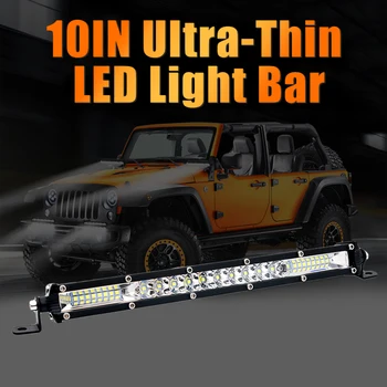 10 Inch 12V 78W Ultra-Thin LED Light Bar Combo Beam Spot Flood Beam for Jeep ATV Offroad SUV Engineering vehicle Spot light
10 Inch 12V 78W Ultra-Thin LED Light Bar Combo Beam Spot Flood Beam for Jeep ATV Offroad SUV Engineering vehicle Spot light