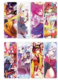 10 sets/lot Anime NO GAME NO LIFE bookmarks for books Shiro Jibril Hatsuse Izuna PVC Book mark Office School Accessories Gift
10 sets/lot Anime NO GAME NO LIFE bookmarks for books Shiro Jibril Hatsuse Izuna PVC Book mark Office School Accessories Gift
