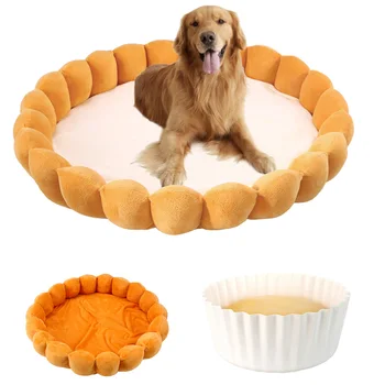1PC Pet Neat Soft Pet Bed Creative Egg Tart Shape Warm Nest Pet Cat Small Dog Puppy Kennel Bed Sofa Orange Sleeping Bag Cave Bed
1PC Pet Neat Soft Pet Bed Creative Egg Tart Shape Warm Nest Pet Cat Small Dog Puppy Kennel Bed Sofa Orange Sleeping Bag Cave Bed