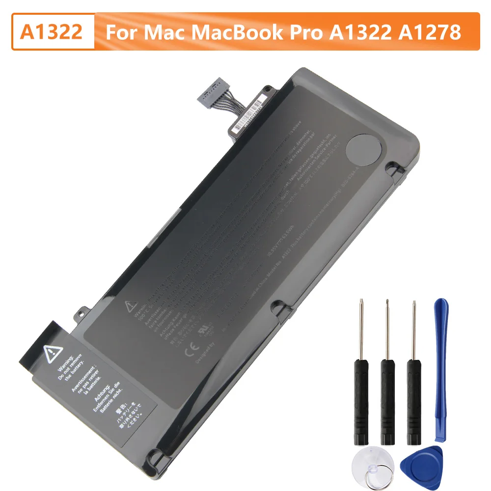 Replacement Battery A1322 For Mac MacBook Pro A1278 13" MC101 MD314 MD102 MB990 MB471 MC700 MB991 Genuine Replacement Battery
Replacement Battery A1322 For Mac MacBook Pro A1278 13" MC101 MD314 MD102 MB990 MB471 MC700 MB991 Genuine Replacement Battery