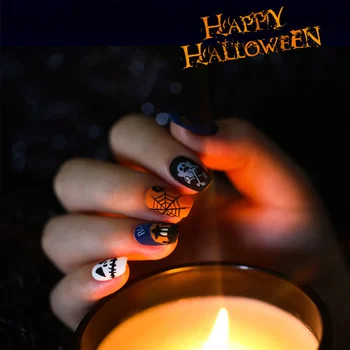 20Pcs Nail Stickers Stylish Halloween Theme Manicures Stickers Nail Art Decals Manicure Tips Wraps Nail Ornaments Nail Art Props
20Pcs Nail Stickers Stylish Halloween Theme Manicures Stickers Nail Art Decals Manicure Tips Wraps Nail Ornaments Nail Art Props