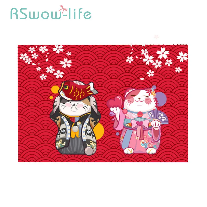 Japanese Style Lucky Cat Tableware Pad Cotton Linen Square Table Insulation Pad Waterproof And oil Placemats For Kitchen Table
Japanese Style Lucky Cat Tableware Pad Cotton Linen Square Table Insulation Pad Waterproof And oil Placemats For Kitchen Table