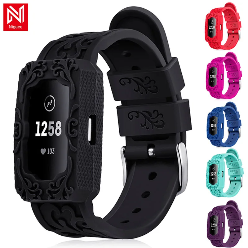Carved Silicone Band for Fitbit Charge 2 Sport Band Full Protection Smart Wristband For Charge 2 Strap Bracelet Accessories
Carved Silicone Band for Fitbit Charge 2 Sport Band Full Protection Smart Wristband For Charge 2 Strap Bracelet Accessories