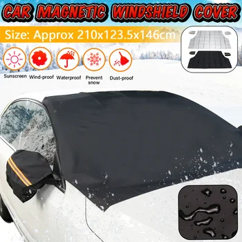 210x146cm Car Front Magnetic Windshield Cover Snow Sun Dust Ice Frost with Mirror Protector Shield Winter Covers
210x146cm Car Front Magnetic Windshield Cover Snow Sun Dust Ice Frost with Mirror Protector Shield Winter Covers