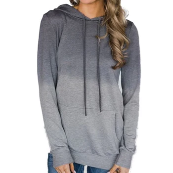Women Casual hooded sweatshirt Spring Autumn Gradient sudadera mujer Loose Drawstring moletom Pullover
Women Casual hooded sweatshirt Spring Autumn Gradient sudadera mujer Loose Drawstring moletom Pullover