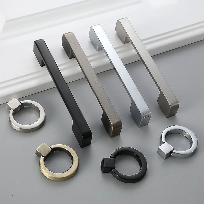 Handle Door Modern Minimalist Black And White with Pattern Stainless Steel Color Lengthened Single Bore Drawer American-Style Wa
Handle Door Modern Minimalist Black And White with Pattern Stainless Steel Color Lengthened Single Bore Drawer American-Style Wa