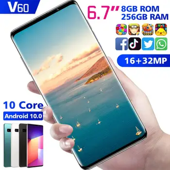 2020 V60 6.5 Inches Android 10 System Full Screen Ultrabook 8g + 256G NFC Fingerprint Unlocking Facial Recognition 4G Network
2020 V60 6.5 Inches Android 10 System Full Screen Ultrabook 8g + 256G NFC Fingerprint Unlocking Facial Recognition 4G Network