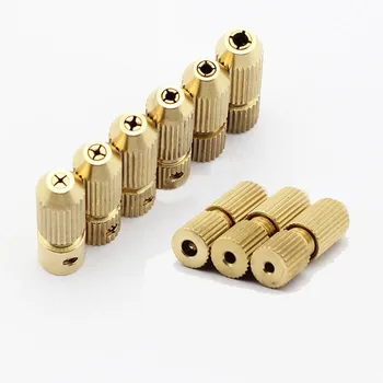 Drill Chuck Copper Clamp Micro Drill Bit Fixture Brass Electric Motor Shaft for 0.7mm-3.2mm Mini Drill Multi Tool with Wrench
Drill Chuck Copper Clamp Micro Drill Bit Fixture Brass Electric Motor Shaft for 0.7mm-3.2mm Mini Drill Multi Tool with Wrench