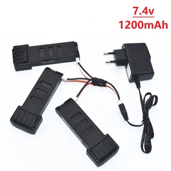 3Pcs/Sets 7.4V 1200mah lithium battery With 1 to 3 Charging Sets for E511 E511S RC Quadcopter Spare Parts 7.4V Lipo battery
3Pcs/Sets 7.4V 1200mah lithium battery With 1 to 3 Charging Sets for E511 E511S RC Quadcopter Spare Parts 7.4V Lipo battery