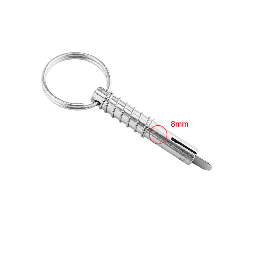 Marine Stainless Steel Quick Release Pin Fit For Boat Top Deck Hinge - Boats Hinge Pin Boat Accessories, 8x51mm
Marine Stainless Steel Quick Release Pin Fit For Boat Top Deck Hinge - Boats Hinge Pin Boat Accessories, 8x51mm