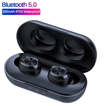 New B5 TWS Bluetooth Wireless Earphone 5.0 Touch Control Earbuds Waterproof 9D Stereo Music Headset 300mAh Power Bank
New B5 TWS Bluetooth Wireless Earphone 5.0 Touch Control Earbuds Waterproof 9D Stereo Music Headset 300mAh Power Bank