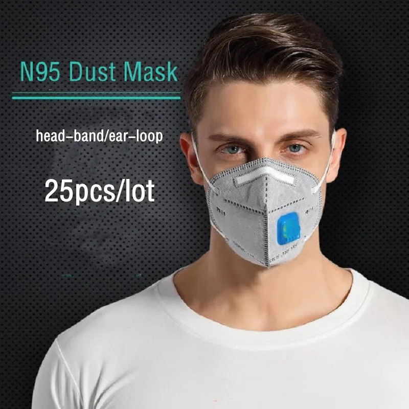 25pcs N95 Dust Respirator Mask with Breathing Valve PM2.5 Anti Pollution Painting Spray Industrial Dusy Individually Packing
25pcs N95 Dust Respirator Mask with Breathing Valve PM2.5 Anti Pollution Painting Spray Industrial Dusy Individually Packing