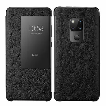 Smart Touch Sense Flip Phone Case for Huawei Mate 20 Genuine Ostrich pattern Cowhide Leather Phone case for Huawei Mate 20 Pro
Smart Touch Sense Flip Phone Case for Huawei Mate 20 Genuine Ostrich pattern Cowhide Leather Phone case for Huawei Mate 20 Pro