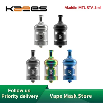 Original KAEES Aladdin MTL RTA Tank 2ml Capacity E-cig Atomizer with Quick Lock System 22mm Vaporizer Vs Zeus X / Solomon 3 RTA
Original KAEES Aladdin MTL RTA Tank 2ml Capacity E-cig Atomizer with Quick Lock System 22mm Vaporizer Vs Zeus X / Solomon 3 RTA