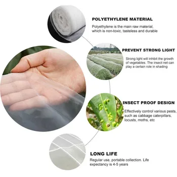 Pest Control Plant Covers Net Garden Anti-bird Mesh Net Garden Greenhouse Protective Net Fruit Vegetables Care Cover Insect Net
Pest Control Plant Covers Net Garden Anti-bird Mesh Net Garden Greenhouse Protective Net Fruit Vegetables Care Cover Insect Net