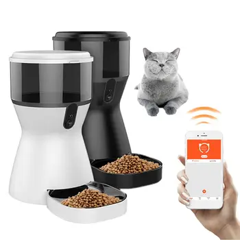 EU/US 4L WiFi Automatic Pet Cat Dog Feeder Pet Food Dispenser Recorder Programmable Timer Remote Control Feeding for Cat Dog
EU/US 4L WiFi Automatic Pet Cat Dog Feeder Pet Food Dispenser Recorder Programmable Timer Remote Control Feeding for Cat Dog