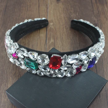 Korean baroque rhinestone crystal black hair hoop hair accessories sparkling women Dance Street Shooting Leisure Travel Headband
Korean baroque rhinestone crystal black hair hoop hair accessories sparkling women Dance Street Shooting Leisure Travel Headband