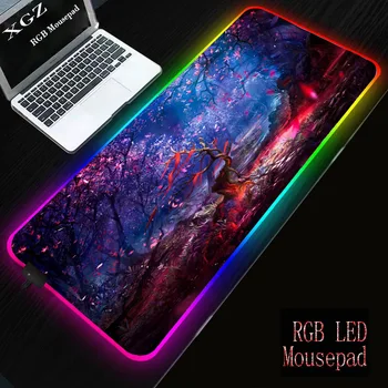 XGZ RGB Large Gaming Mousepad Beautiful Scenery Anti-slip Natural Rubber Mause Mat with Lock Edge Computer Keyboard Desk LED Pad
XGZ RGB Large Gaming Mousepad Beautiful Scenery Anti-slip Natural Rubber Mause Mat with Lock Edge Computer Keyboard Desk LED Pad