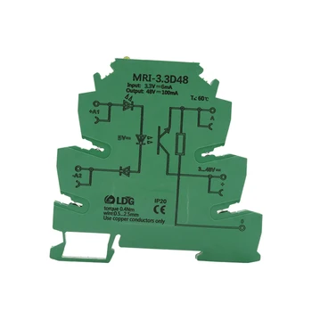 MRI-3.3D48 10pcs Relay Module Input 3.3VDC Output 3-48VDC Photoelectrical Coupler Interface Isolating PLC Relay Board
MRI-3.3D48 10pcs Relay Module Input 3.3VDC Output 3-48VDC Photoelectrical Coupler Interface Isolating PLC Relay Board