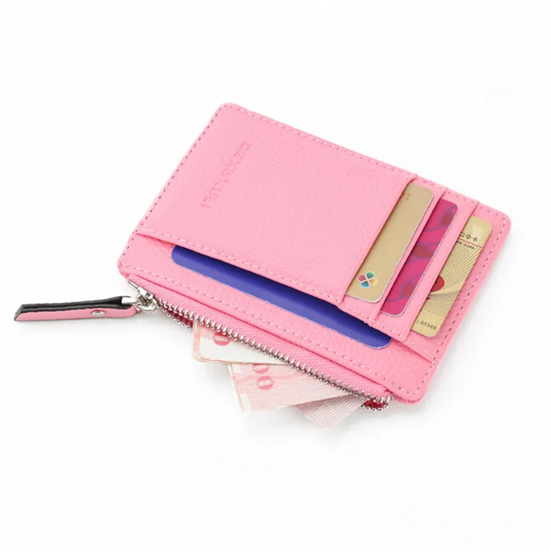 Wallet Mini PU Leather Card Holders Card Slots Purse Small Men Wallet Women Zipper Coin Pocket Ultra Thin Wallet
Wallet Mini PU Leather Card Holders Card Slots Purse Small Men Wallet Women Zipper Coin Pocket Ultra Thin Wallet