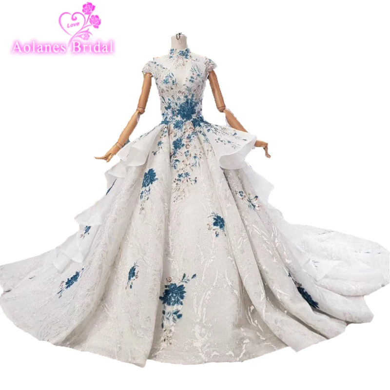 High Neck Lace Ball Gown Prom Dresses Elegant Formal Evening Gowns Crystals High-end Evening Dresses Celebrity Party Dresses
High Neck Lace Ball Gown Prom Dresses Elegant Formal Evening Gowns Crystals High-end Evening Dresses Celebrity Party Dresses