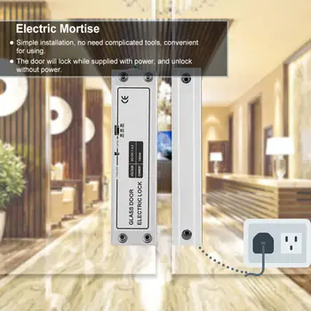 Zinc Alloy DC12V Electric Bolt Lock Mortise Access Control for Frameless Glass Door Home Security Lock
Zinc Alloy DC12V Electric Bolt Lock Mortise Access Control for Frameless Glass Door Home Security Lock