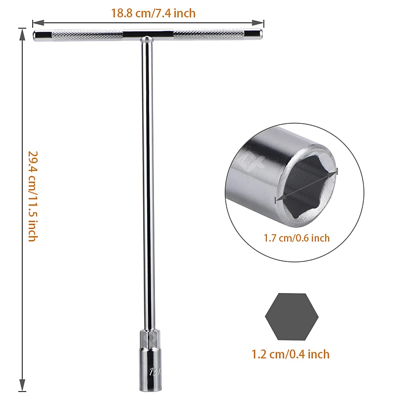 QHTITEC T-Type Socket Multi Wrench Repair Car Non-Slip Nut Spanner Hexagon Chrome-Vanadium Steel Spanner Universal Hand Tools
QHTITEC T-Type Socket Multi Wrench Repair Car Non-Slip Nut Spanner Hexagon Chrome-Vanadium Steel Spanner Universal Hand Tools