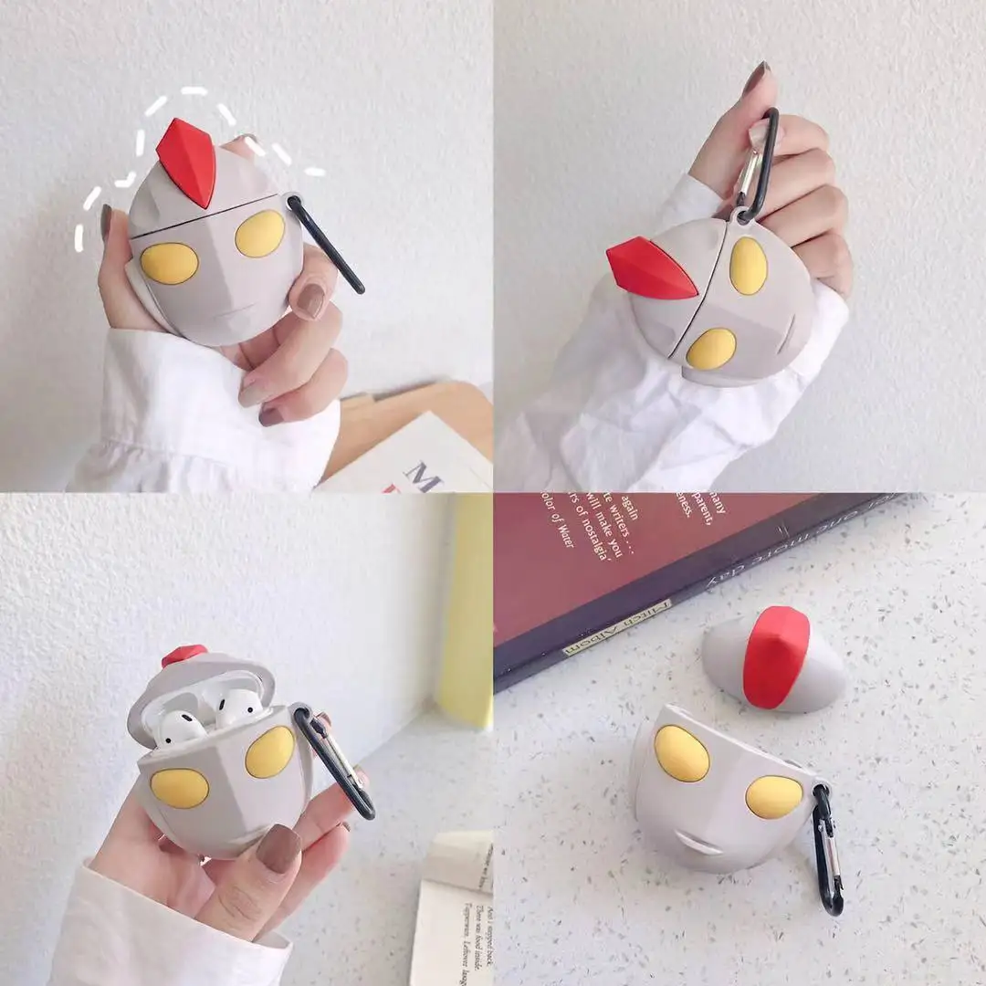 Cartoon Animation Ultraman AirPods Protective Case Apple Bluetooth Wireless Earphone Storage Box Applicable Anti-loss
Cartoon Animation Ultraman AirPods Protective Case Apple Bluetooth Wireless Earphone Storage Box Applicable Anti-loss