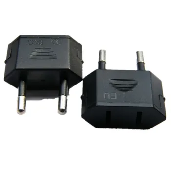 Universal Black European 2pins Copper Converter 250V 3A AC electrical power US to EU adapter plug (semi-insulator)
Universal Black European 2pins Copper Converter 250V 3A AC electrical power US to EU adapter plug (semi-insulator)