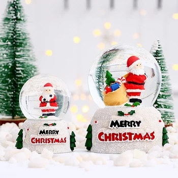 Christmas Luminous Crystal Ball Santa Claus Snowman Ornaement Snow Globe Birthday Favor Gift Exquisite Water Ball for Kids
Christmas Luminous Crystal Ball Santa Claus Snowman Ornaement Snow Globe Birthday Favor Gift Exquisite Water Ball for Kids
