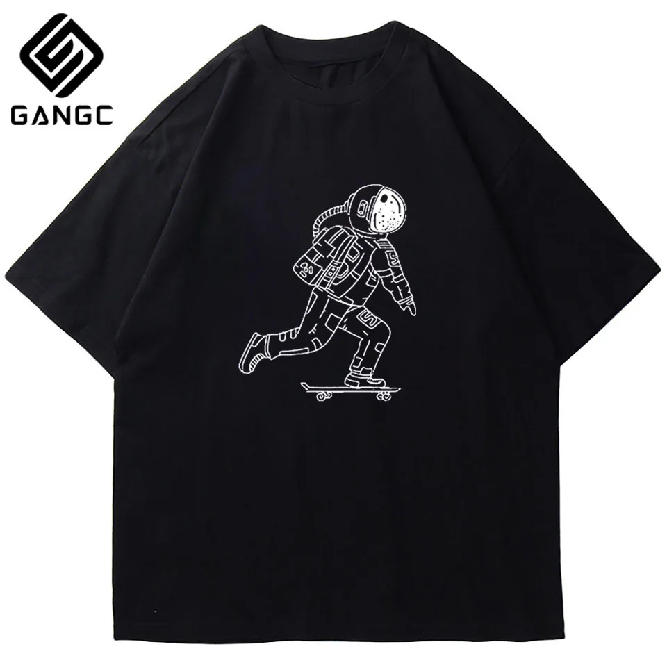 O-neck knitted Vintage fabric street men t-shirt Cotton casual short sleeve tee Funny design Astronaut printing men T shirt 
O-neck knitted Vintage fabric street men t-shirt Cotton casual short sleeve tee Funny design Astronaut printing men T shirt