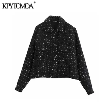 Vintage Stylish Frayed Trims With Buttons Tweed Jacket Coat Women 2020 Fashion Long Sleeve Pockets Female Outerwear Chic Tops
Vintage Stylish Frayed Trims With Buttons Tweed Jacket Coat Women 2020 Fashion Long Sleeve Pockets Female Outerwear Chic Tops