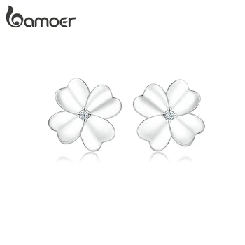 bamoer Flower Clover Stud Earrings for Women 925 Sterling Silver Fine Jewelry Gifts Anti-allergy Ear Pins for Girl SCE864
bamoer Flower Clover Stud Earrings for Women 925 Sterling Silver Fine Jewelry Gifts Anti-allergy Ear Pins for Girl SCE864