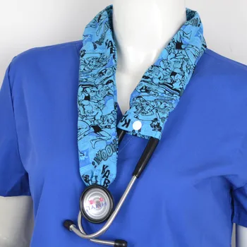 Medical stethoscope cover cotton material in blue
Medical stethoscope cover cotton material in blue