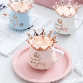 Ceramic Coffee Mug 300ml Creative Crown Ceramic Milk Cup Breakfast Tea Mug Office Home Drinkware Tea Cup Lover's Best Gifts
Ceramic Coffee Mug 300ml Creative Crown Ceramic Milk Cup Breakfast Tea Mug Office Home Drinkware Tea Cup Lover's Best Gifts