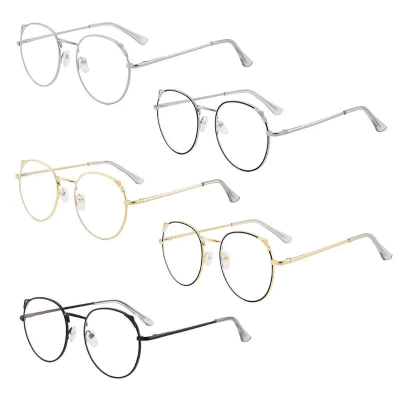 Anti Blue Light Cute Round Cat Ears Eyeglasses Frame Computer Eye Protection Optical Glasses Unisex
Anti Blue Light Cute Round Cat Ears Eyeglasses Frame Computer Eye Protection Optical Glasses Unisex