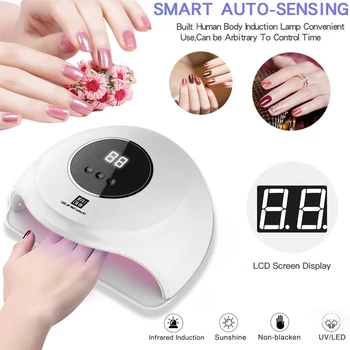 Nail Dryer 36W UV LED Lamp With 12 LEDs Lamp Quick Dry Gel Nails Polish Curing Lamp Nail Manicure Tools Auto Sense LCD Display
Nail Dryer 36W UV LED Lamp With 12 LEDs Lamp Quick Dry Gel Nails Polish Curing Lamp Nail Manicure Tools Auto Sense LCD Display