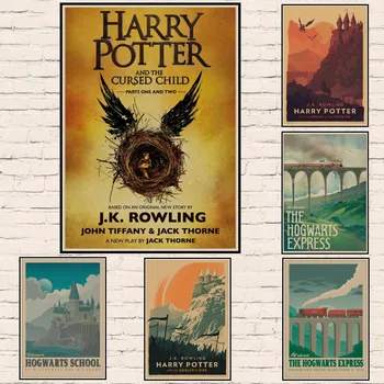 Potter Movie Illustrator School of Magical Lane Hogman Meade and other films kraft paper posters movie poster new 42x30cm
Potter Movie Illustrator School of Magical Lane Hogman Meade and other films kraft paper posters movie poster new 42x30cm