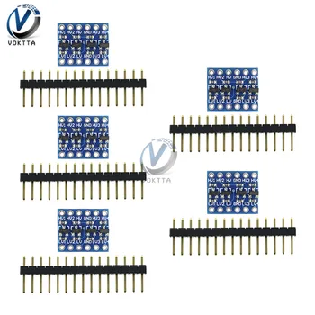 5Pcs 4 Channel IIC I2C Logic Level Converter Module 4 CH 5V to 3.3V Bi-Directional Board Step Up Down DIY for Arduino
5Pcs 4 Channel IIC I2C Logic Level Converter Module 4 CH 5V to 3.3V Bi-Directional Board Step Up Down DIY for Arduino
