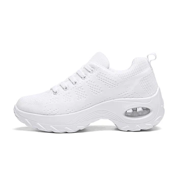 Women Running Shoes White Platform Sneakers Non Slip Breathable Ladies Trainers Jogging Walking Fitness Sport Casual Shoes
Women Running Shoes White Platform Sneakers Non Slip Breathable Ladies Trainers Jogging Walking Fitness Sport Casual Shoes